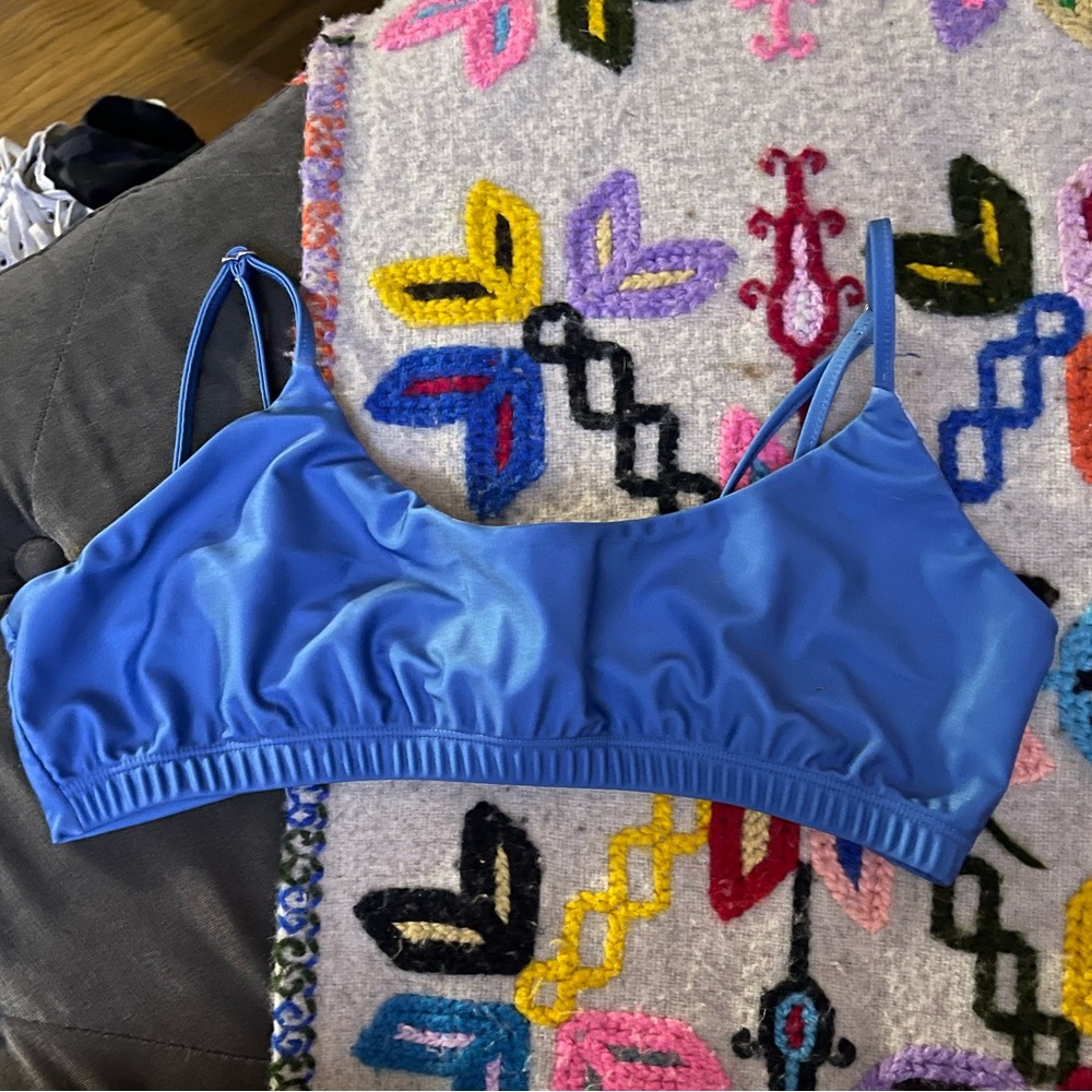 Vibrant Blue Bikini Top - Picture 2 of 6